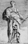 PARROCEL Pierre Ignace 1702-1775,Stehende Frauenfigur mit verschränkten Armen; Wei,Galerie Bassenge 2008-05-29