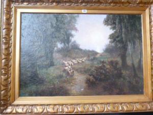 PARROTT E.H 1900-1900,Bringing in the flock,Bellmans Fine Art Auctioneers GB 2012-09-08