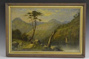 PARROTT Samuel,A Waterway Through the Mountains,1872,Bamfords Auctioneers and Valuers 2016-10-26