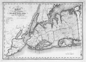 PARRY David H,Map of the Counties of New York, Queens, Kings, an,1829,Swann Galleries US 2001-09-25