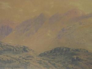 PARRY J.T 1853-1913,Heather covered valley with distant mountains,Crow's Auction Gallery 2016-10-12