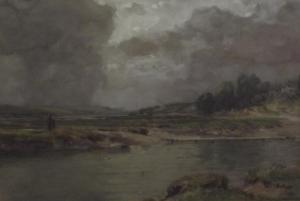 PARSONS Arthur Wilde 1854-1931,River Gannel, Newquay,1916,David Lay GB 2013-01-24