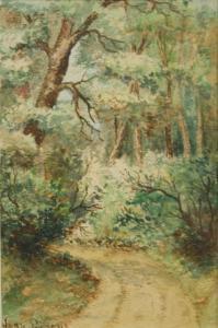PARSONS Jean José 1929,Forest with Winding Road,Gray's Auctioneers US 2009-11-14