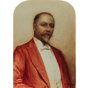 PARSONS JOHN V.R 1891-1914,A.H. HEAL (GENTLEMAN IN RED OVERCOAT),Waddington's CA 2018-06-28