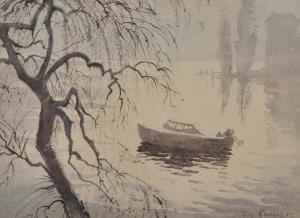 PARSONS JOY 1914-2012,A River Landscape,1957,John Nicholson GB 2020-07-17