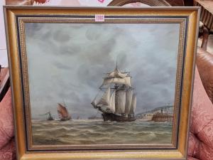 PARSONS Max 1915-1998,sailing boats off Dover,Stride and Son GB 2023-02-03
