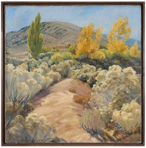 PARSONS Sheldon 1866-1943,Charisma in November, Santa Fe, New Mexico,Brunk Auctions US 2024-03-08