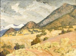 PARSONS Sheldon 1866-1943,New Mexico Landscape,Altermann Gallery US 2008-12-06