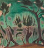 PARTHÉNIS Constantin 1878-1967,Landscape with trees,Bonhams GB 2018-11-21