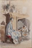 PARTHENOPE Frances 1819-1890,Sketch of Florence Nightingale taken just before h,Sotheby's 2004-03-09