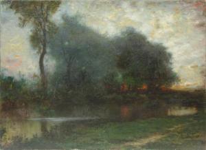 PARTON Arthur B 1842-1914,Landscape in Forest,Shapiro Auctions US 2023-06-15
