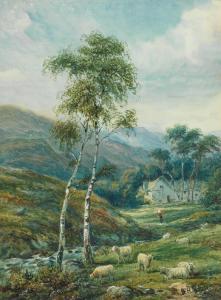 Parton Henry 1858-1933,Cattle drinking; Sheep by a stream,Bonhams GB 2023-09-28