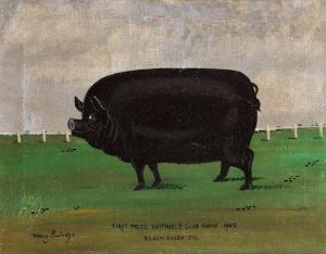 PARTRIDGE Henry T.,Prize Black Pig,1902,Bonhams GB 2019-09-18