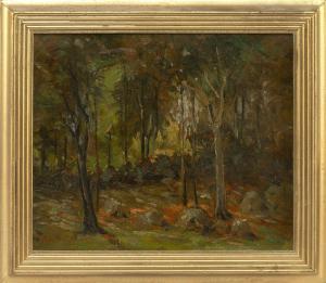PARTRIDGE William H 1858-1938,Woodland landscape,Eldred's US 2019-09-21
