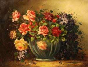 PASCAL JULES,Roses dans un vase,Toledano FR 2017-12-09