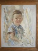 PASCALI C 1860-1924,Portrait d'enfant,Campo & Campo BE 2014-04-30