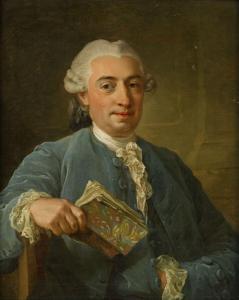 PASCH Lorenz II 1733-1805,Porträtt av hovmarskalk Carl Falker klädd ,1772,Stockholms Auktionsverket 2014-12-02