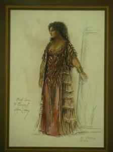 PASHLEY BILL,A group of theatrical costume studies of Dame Marg,1981,Peter Francis GB 2011-07-19