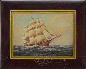PASKELL William Frederick 1866-1951,CLIPPER SHIP,James D. Julia US 2008-01-31