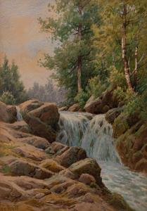PASKELL William Frederick 1866-1951,Mountain Stream in New England,Skinner US 2023-05-02