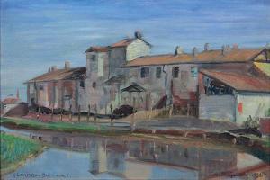 PASQUALI G,Cascina lombarda sul Lambro,1932,Mecenate Aste IT 2013-04-18