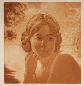 PASQUIER GUSTAVE JEAN 1876-1954,Tête de femme,Galerie Koller CH 2006-05-17