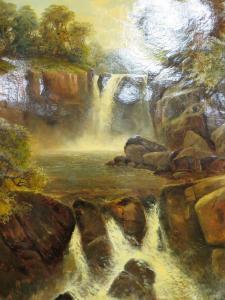 PASSEY Charles Henry 1818-1894,A WATERFALL,Cuttlestones GB 2024-01-11