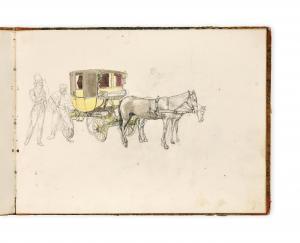 PASSINI Johann Nepomuk 1798-1874,A sketchbook (comprising c. 38 works),Palais Dorotheum 2024-03-28