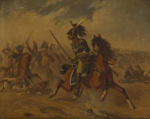 PASTERMOSTRE Louis 1824-1879,Charge de cavalerie,Horta BE 2011-09-12