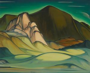 PASTO Tarmo 1906-1986,Sunset behind the hills,John Moran Auctioneers US 2024-02-27