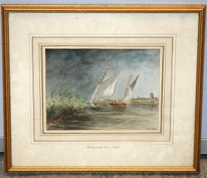 PASTON CYRIL T.,SAILING ON THE BURE, NORFOLK,Horner's GB 2012-10-20