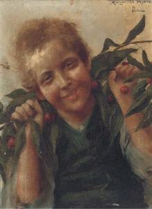 PASTORE Margherita Pastore 1800-1800,The cherry-picker,Christie's GB 2004-05-20