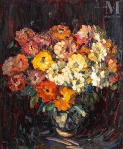 PASTOUR Louis 1876-1948,Bouquet de fleurs,1930,Millon & Associés FR 2024-01-25