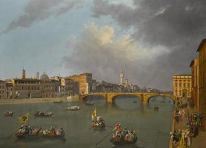 PATCH Thomas 1720-1782,A view of the Arno with the Ponte Santa Trinità,Sotheby's GB 2022-12-07