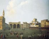 PATCH Thomas 1720-1782,View of the Piazza della Signoria, Florence,Christie's GB 1999-11-11