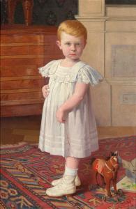 PATEK Franz 1920,Portrait of a Boy with Toy Horse,Palais Dorotheum AT 2015-02-12