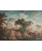 PATEL Antoine,Landscape with Antique Ruins and Tobias and the An,1690,Shapiro Auctions 2017-10-18