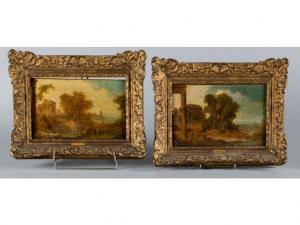 PATEL Pierre 1605-1676,Paysages aux ruines antiques animées,Hôtel des ventes d'Avignon FR 2023-02-04
