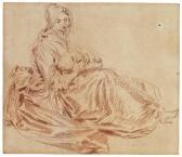 PATER Jean Baptiste 1695-1736,A seated woman nursing a child,Christie's GB 2018-01-31