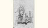 PATER Jean Baptiste 1695-1736,etude de femme assise,Piasa FR 2004-06-16