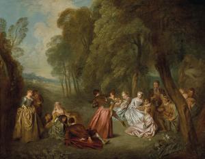 PATER Jean Baptiste 1695-1736,Les divertissements champêtres,Christie's GB 2023-06-16