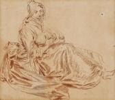 PATER Jean Baptiste 1695-1736,Seated Woman nursing a Child,Lempertz DE 2020-05-30