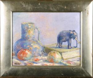 PATERNOT andre 1894-1968,Nature morte à l'Eléphant.,Galerie Moderne BE 2011-02-08