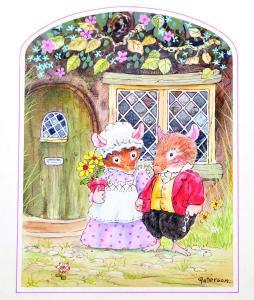 PATERSON Brian 1949,Mr & Mrs Rabbit, from the Foxwood Tales,John Nicholson GB 2016-05-11