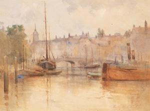 PATERSON Emily Murray 1855-1934,Trawlers at Dusk,Simon Chorley Art & Antiques GB 2023-07-25