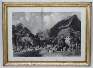 PATERSON G 1800-1800,An English Farm Yard,1859,Dickins GB 2018-08-03