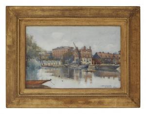 PATERSON James 1854-1932,ON THE THAMES AT RICHMOND,1884,Lyon & Turnbull GB 2015-12-10