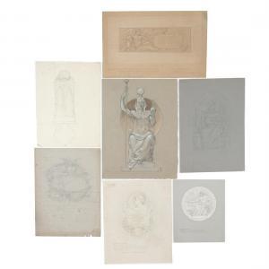 PATIGIAN Haig 1876-1950,Monument Sketches,MICHAANS'S AUCTIONS US 2023-01-20