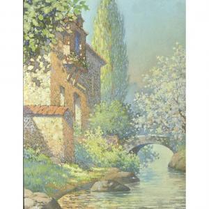 PATIGIAN Haig 1876-1950,Springtime at Montigny, Marlotte, France,MICHAANS'S AUCTIONS US 2022-12-16