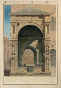 PATOUILLARD DEMORIANE Rene 1867-1957,La loggia de la Torre della Mangia (P,Boscher-Studer-Fromentin 2016-12-12